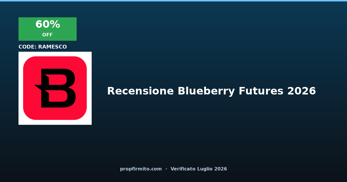 Recensione Blueberry Futures (2026): Analisi Onesta + RAMESCO 60%